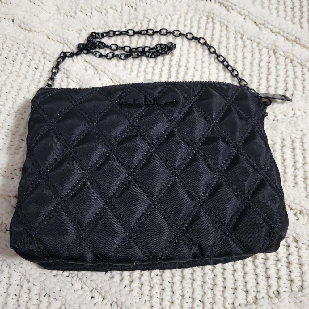 Black Quilted Chain Shoulder Bag
